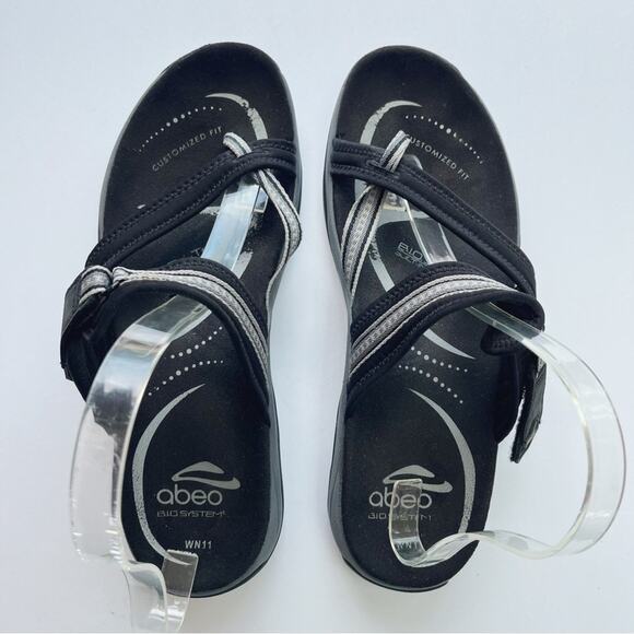 ABEO Bio System Topanga Black Orthotic Sandals - Picture 2 of 9